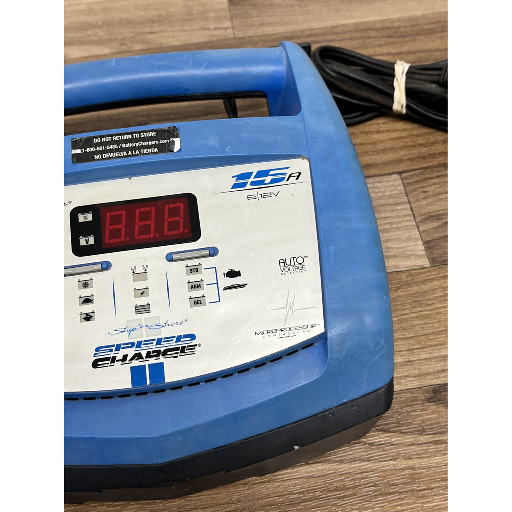 Schumacher XCS15 Ship ‘N Shore 15 AMP Speed Automatic Battery Charger 6V/ 12V