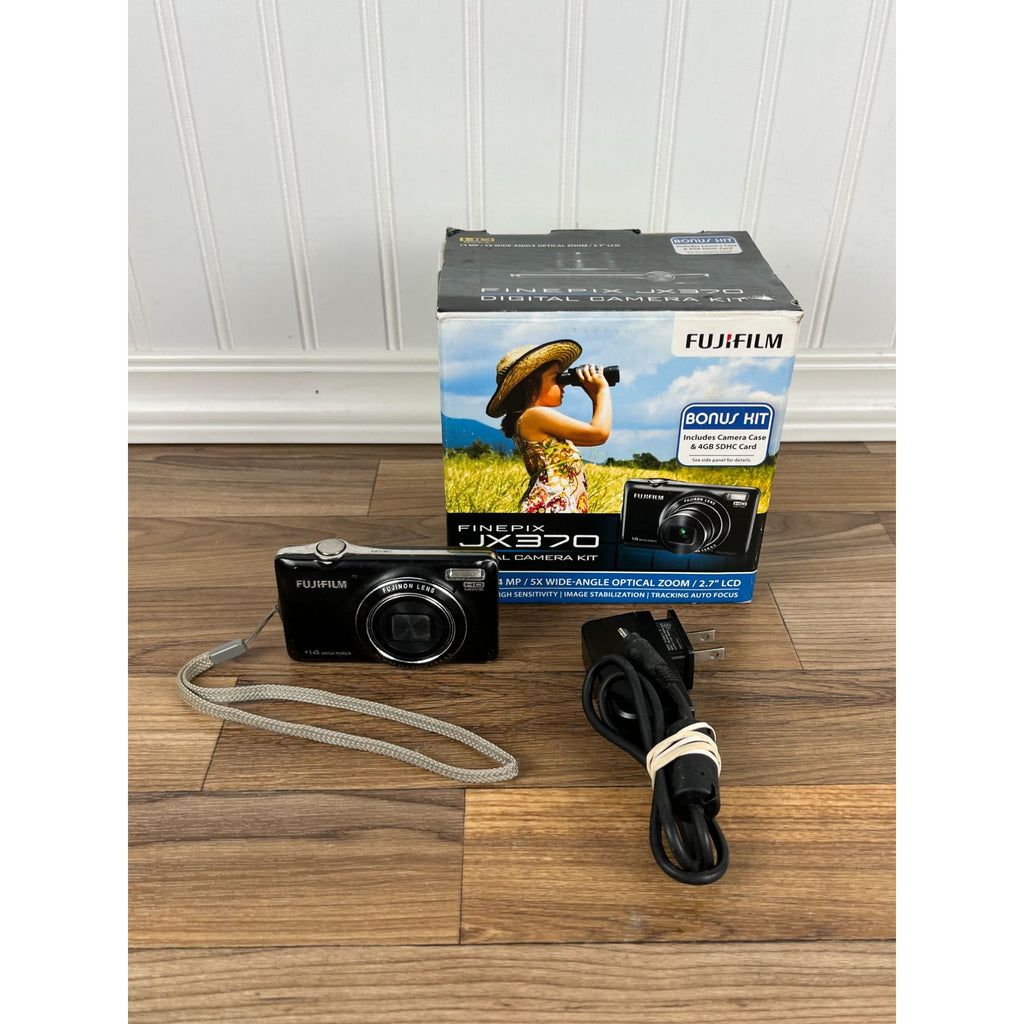Fujifilm FinePix JX370 Digital Camera READ DESC FOR PARTS W BOX