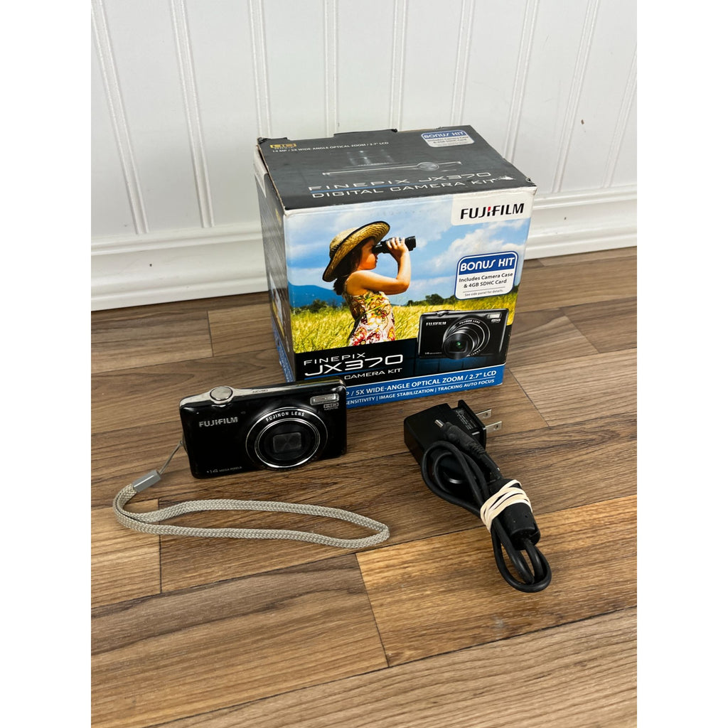 Fujifilm FinePix JX370 Digital Camera READ DESC FOR PARTS W BOX