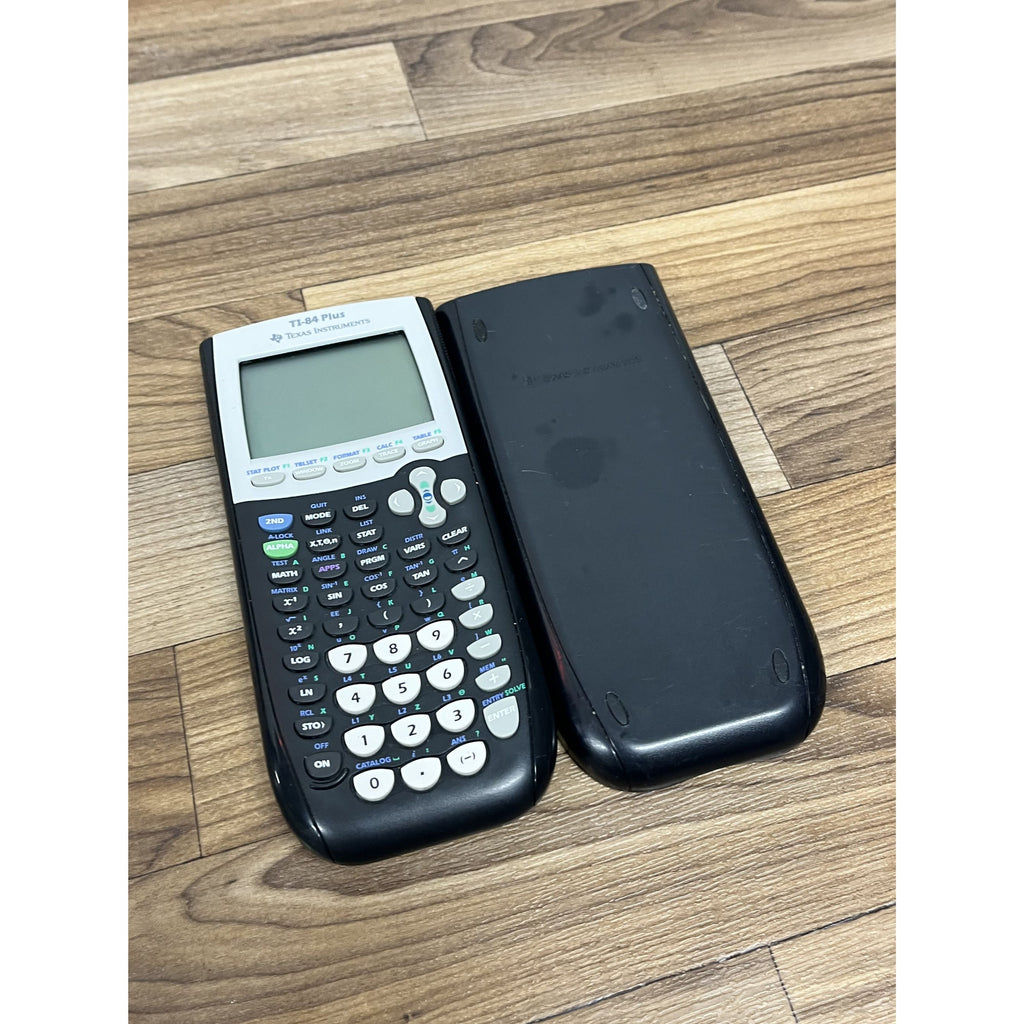 Texas Instruments TI-84 Plus Graphing Calculator and Cover Fully Working