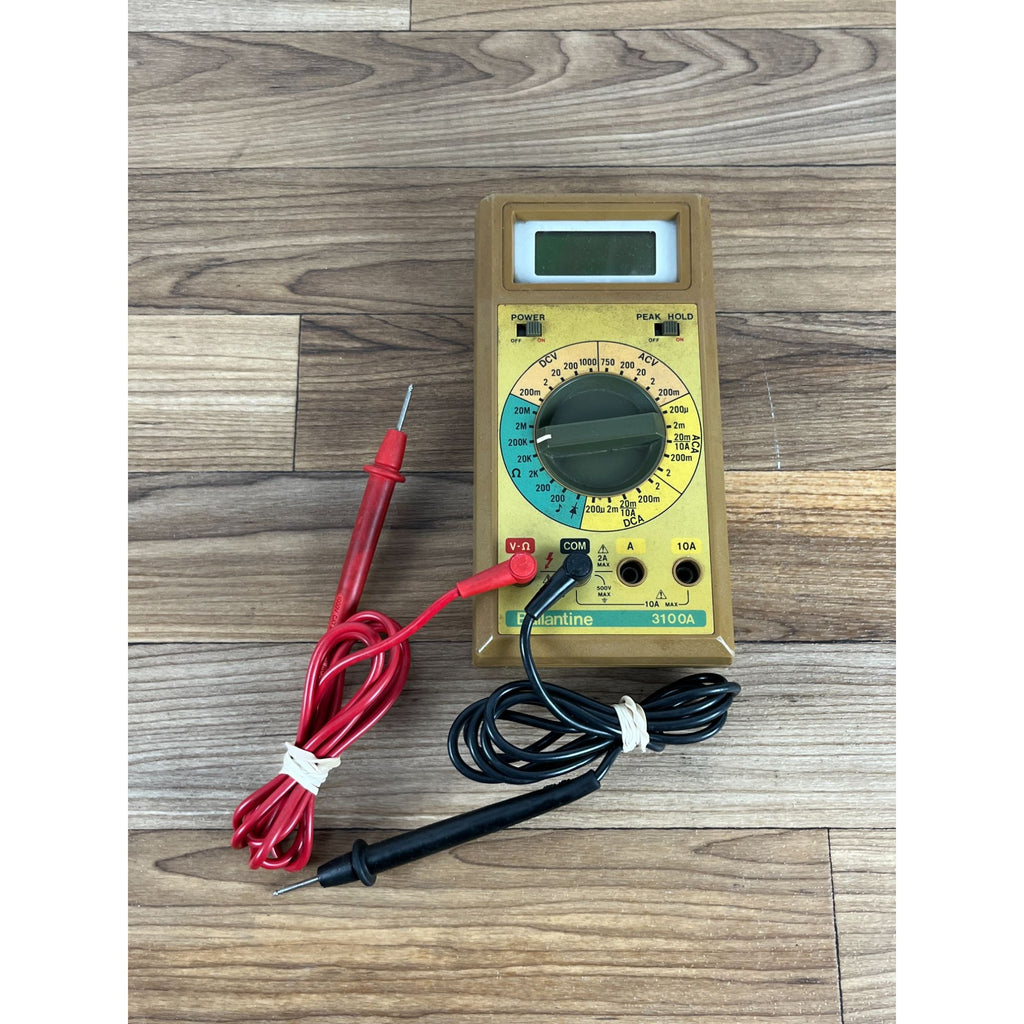 Ballantine 3100A Multimeter With Leads