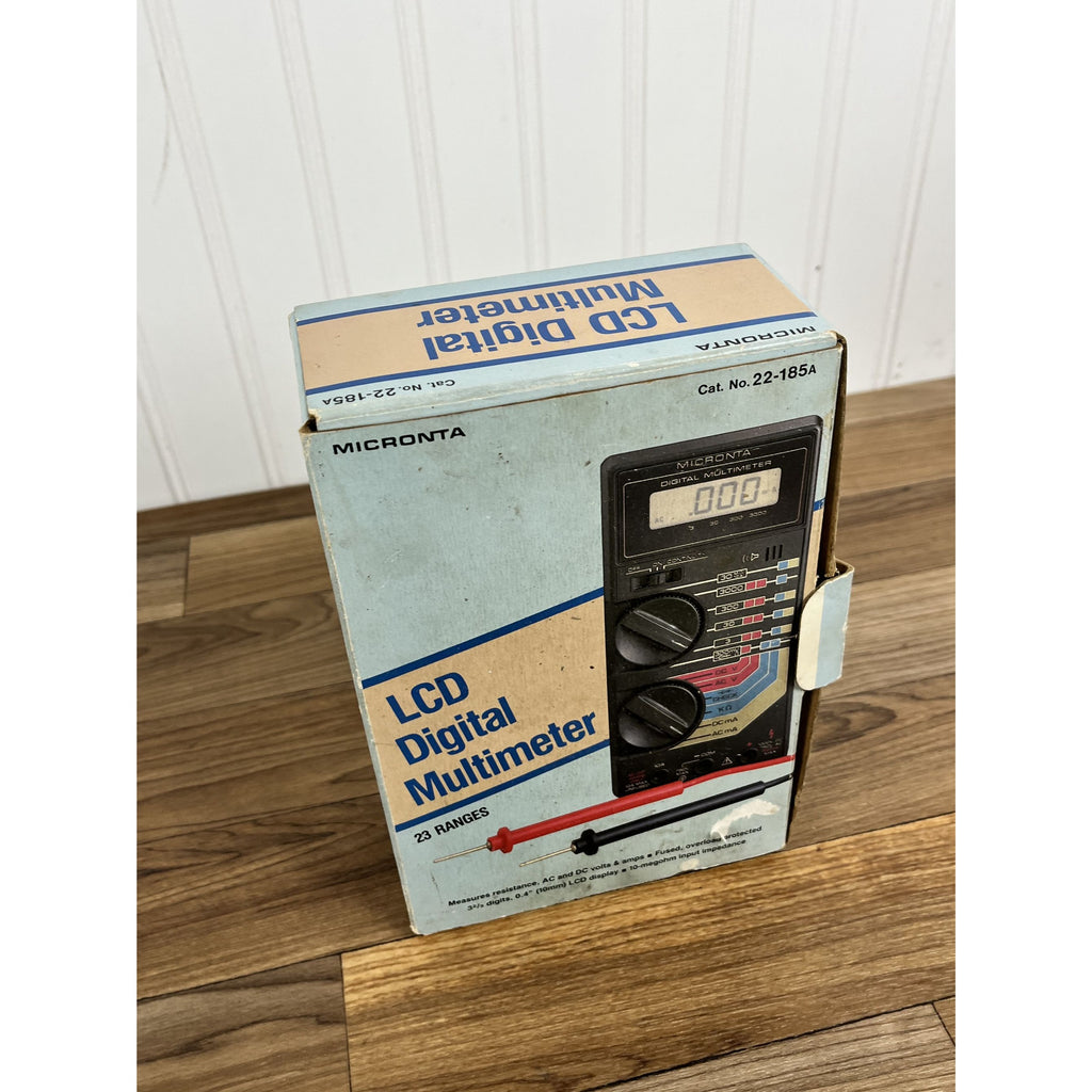 Radio Shack Micronta LCD Digital Multimeter Model 22-185A
