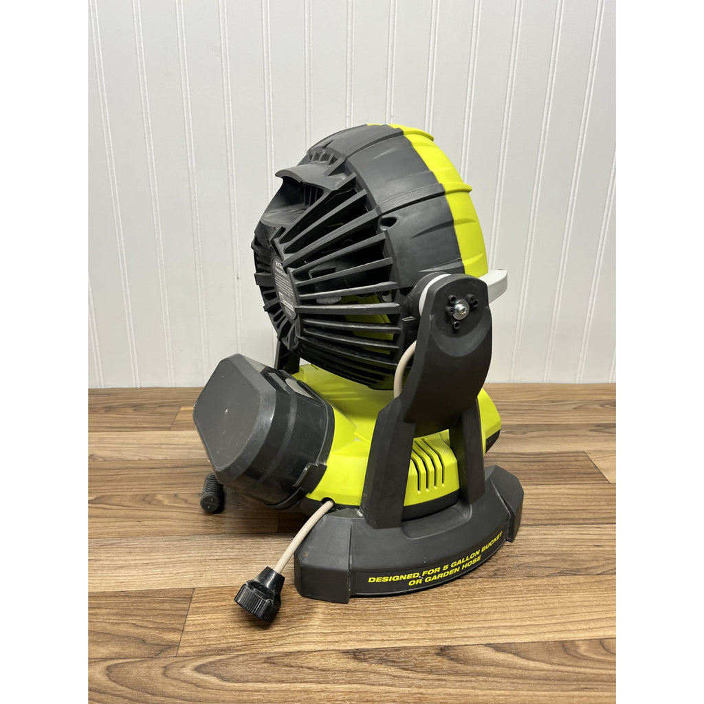 Ryobi PMF01ID 18v Bucket Top Misting Jobsite Fan