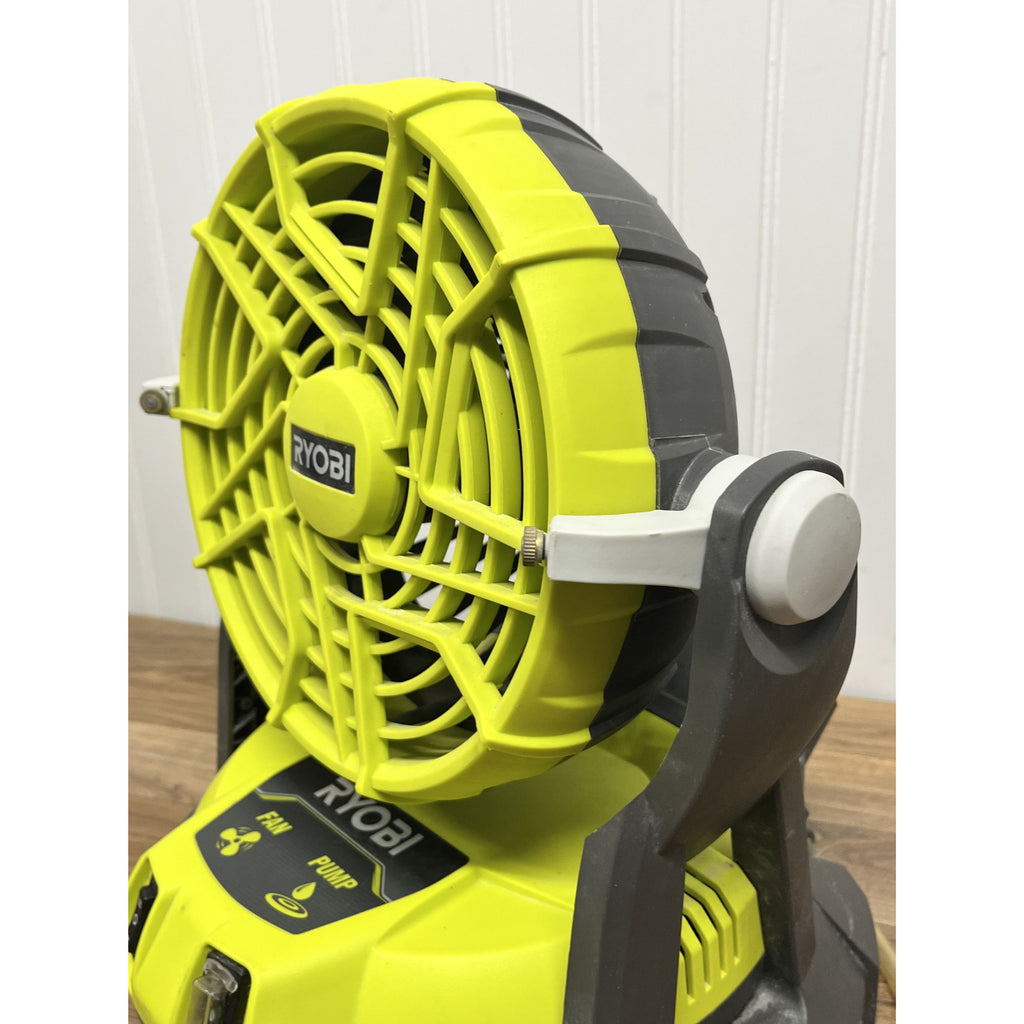 Ryobi PMF01ID 18v Bucket Top Misting Jobsite Fan