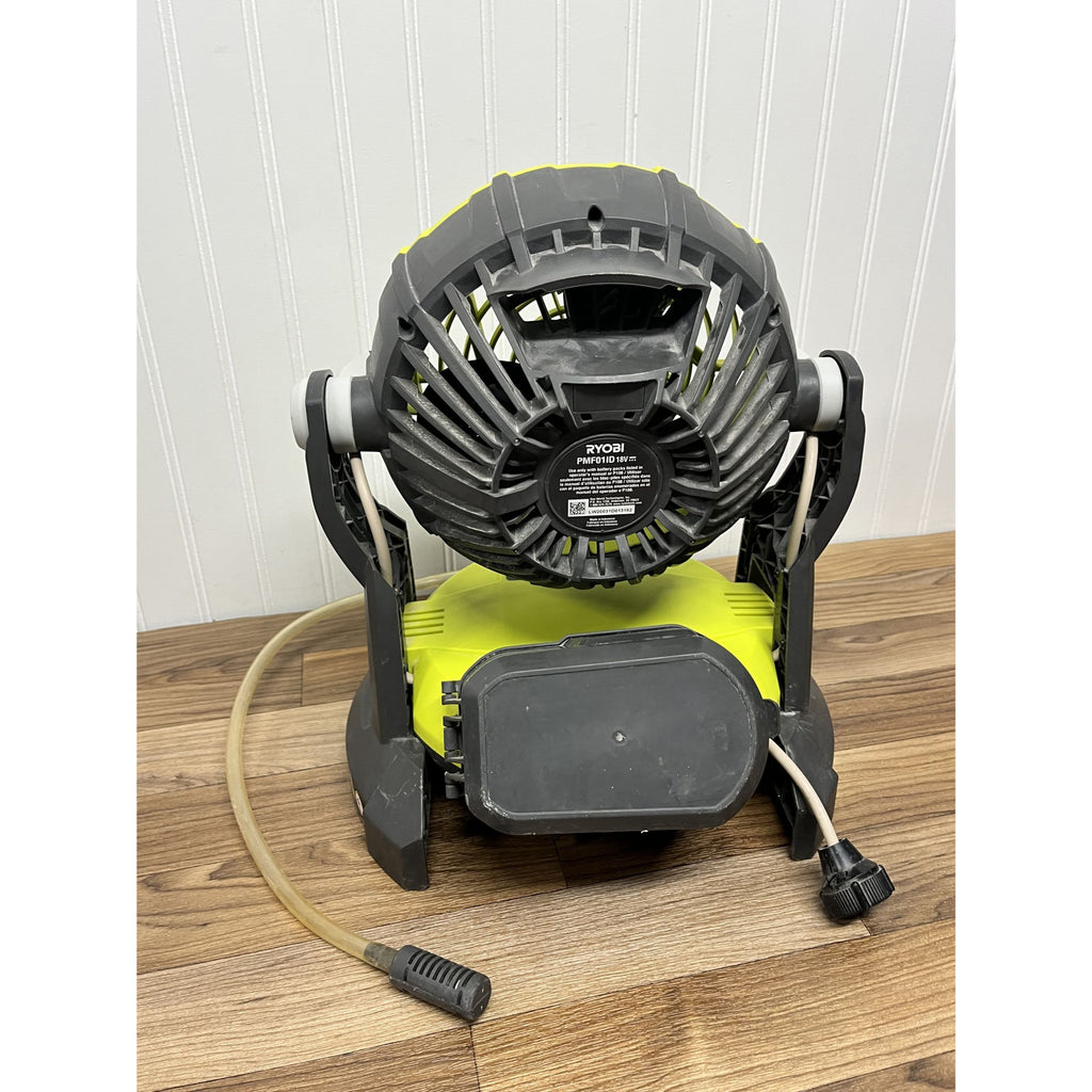 Ryobi PMF01ID 18v Bucket Top Misting Jobsite Fan