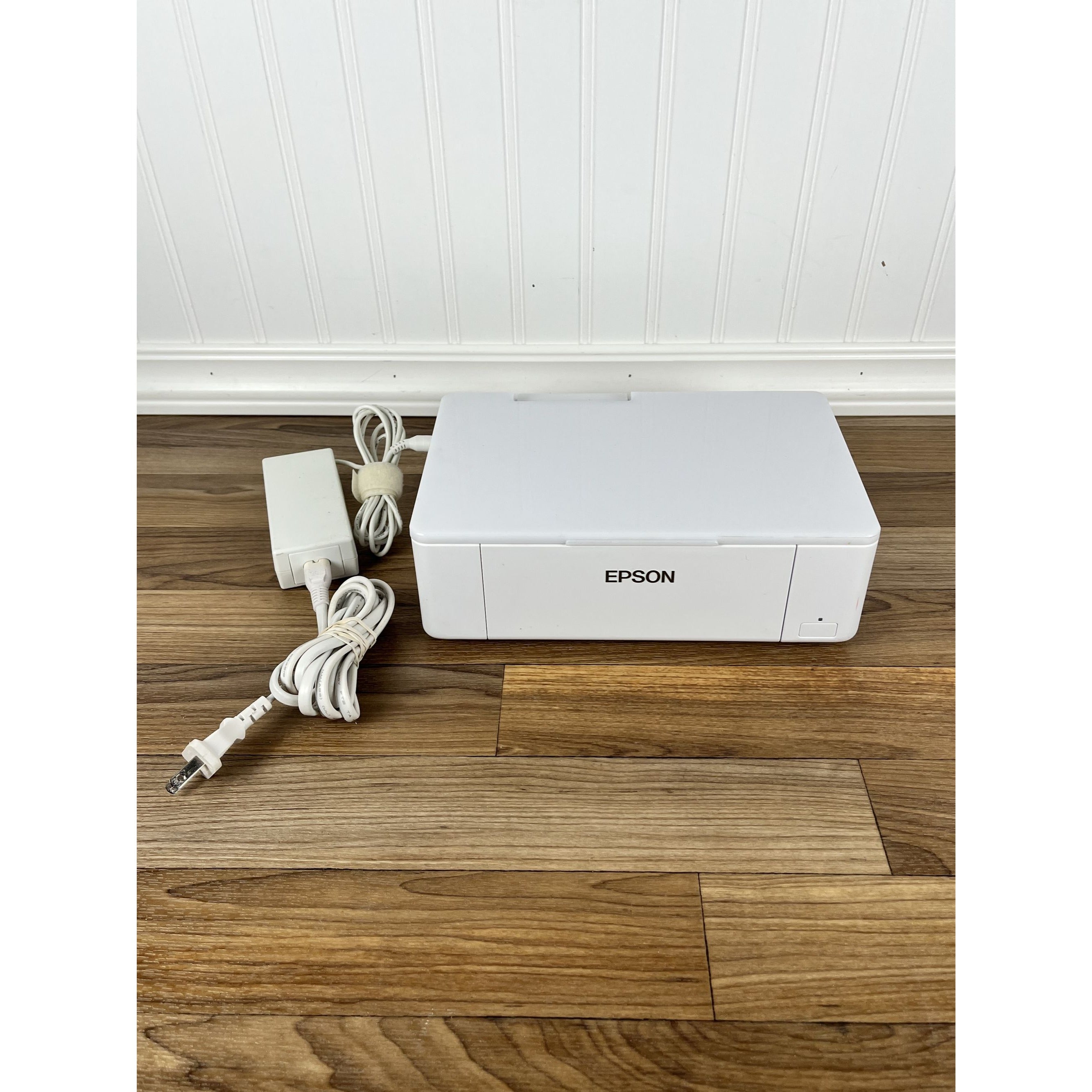Epson PictureMate PM-400 White Personal Photo Lab UNTESTED NO INK AS IS!