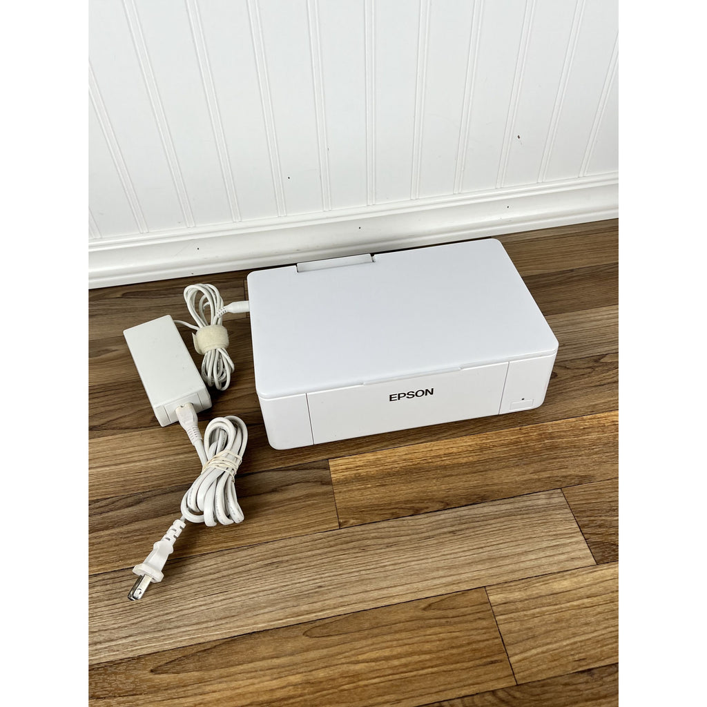 Epson PictureMate PM-400 White Personal Photo Lab UNTESTED NO INK AS IS!