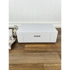 Epson PictureMate PM-400 White Personal Photo Lab UNTESTED NO INK AS IS!