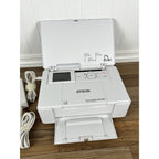 Epson PictureMate PM-400 White Personal Photo Lab UNTESTED NO INK AS IS!