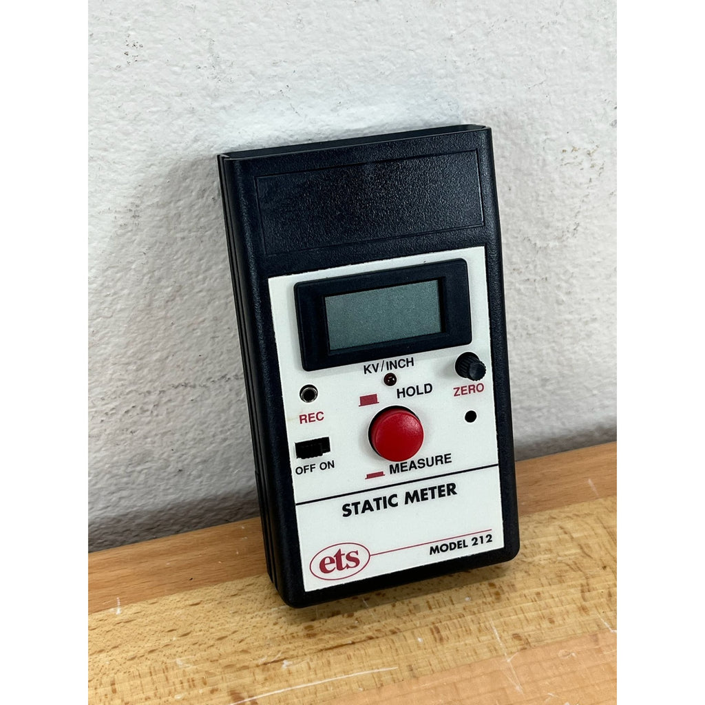ETS Model 212 Static Meter In Case Electro Tech 212