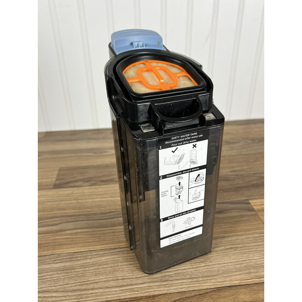 Genuine Dirty Water Tank Cup & Filter- Shark HydroVac XL WD100 WD201 WD160 AW201