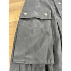 Utilikilts Black Tactical Cargo Kilt 33 Pants 35 Kilt Black 23" Long USA Made