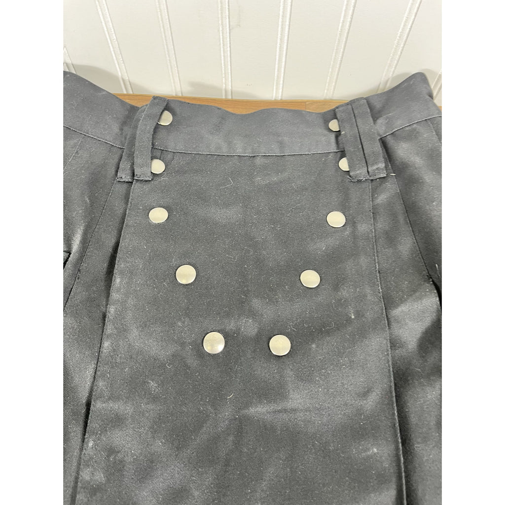 Utilikilts Black Tactical Cargo Kilt 33 Pants 35 Kilt Black 23" Long USA Made
