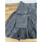 Utilikilts Black Tactical Cargo Kilt 33 Pants 35 Kilt Black 23" Long USA Made