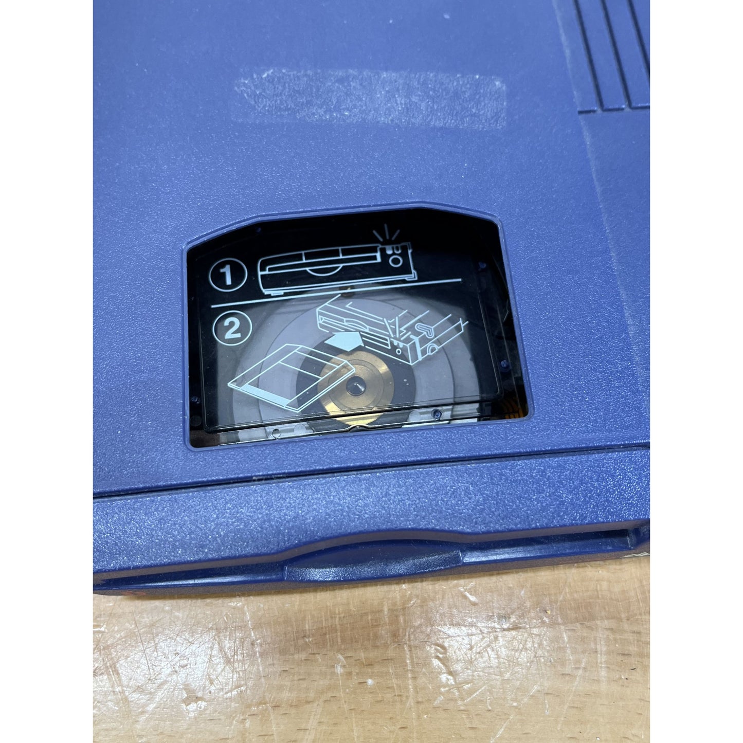 READ Iomega Zip 100 Z100S2 Drive External With AC Adapter & Parallel Cable