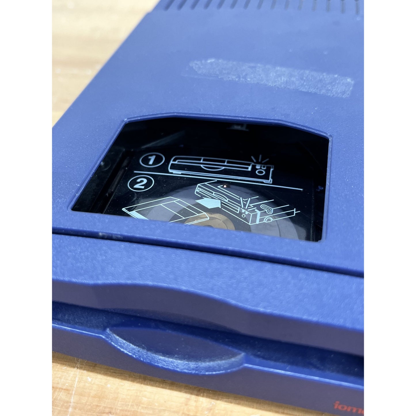 READ Iomega Zip 100 Z100S2 Drive External With AC Adapter & Parallel Cable