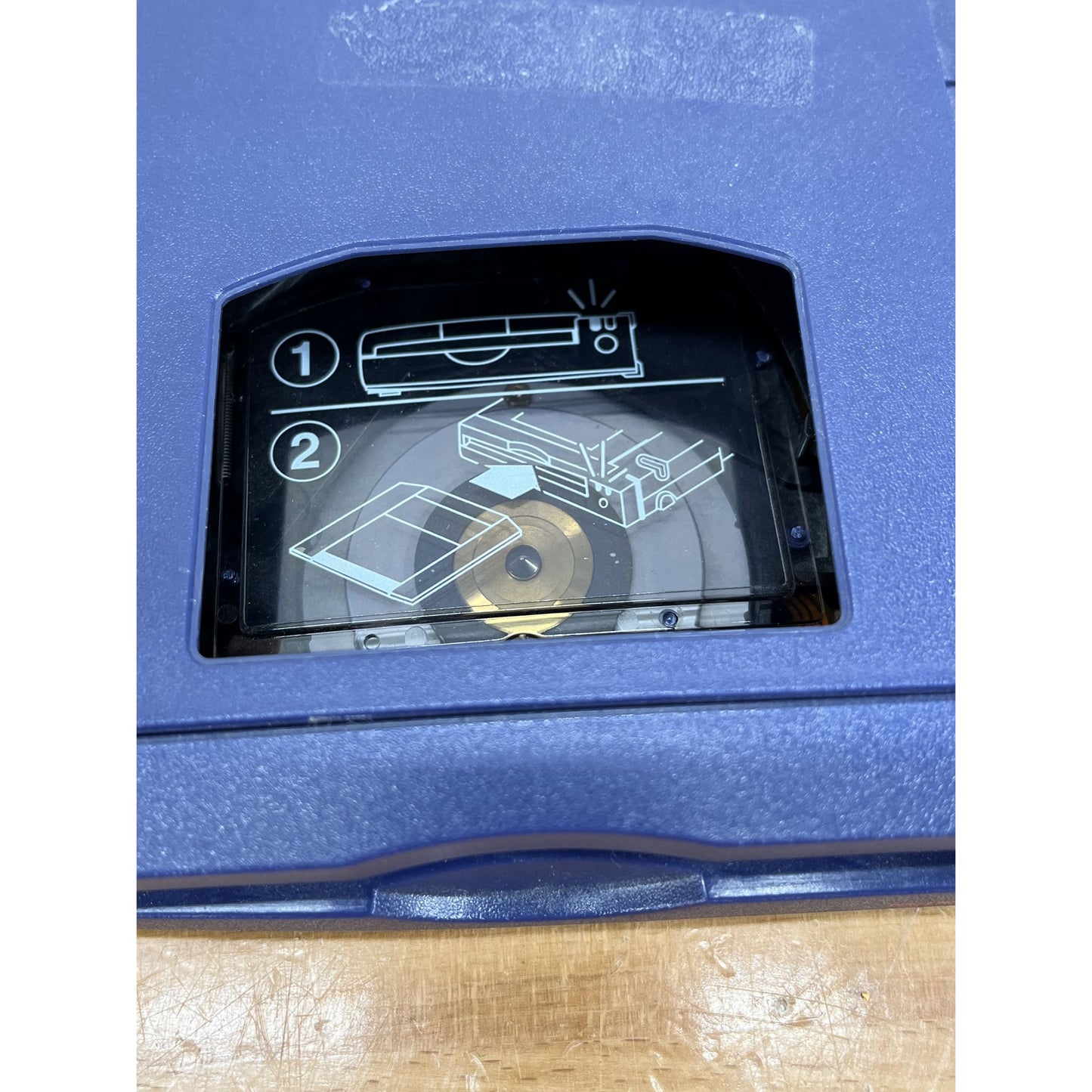 READ Iomega Zip 100 Z100S2 Drive External With AC Adapter & Parallel Cable