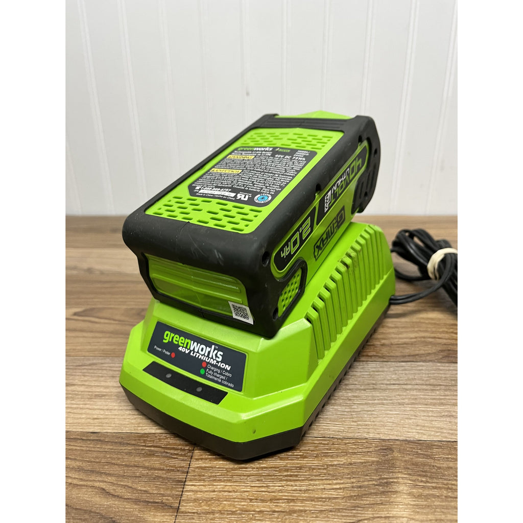 2.0Ah For Greenworks 40V Lithium G-MAX Battery And Charger 29462