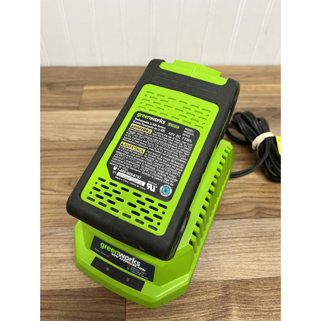 2.0Ah For Greenworks 40V Lithium G-MAX Battery And Charger 29462