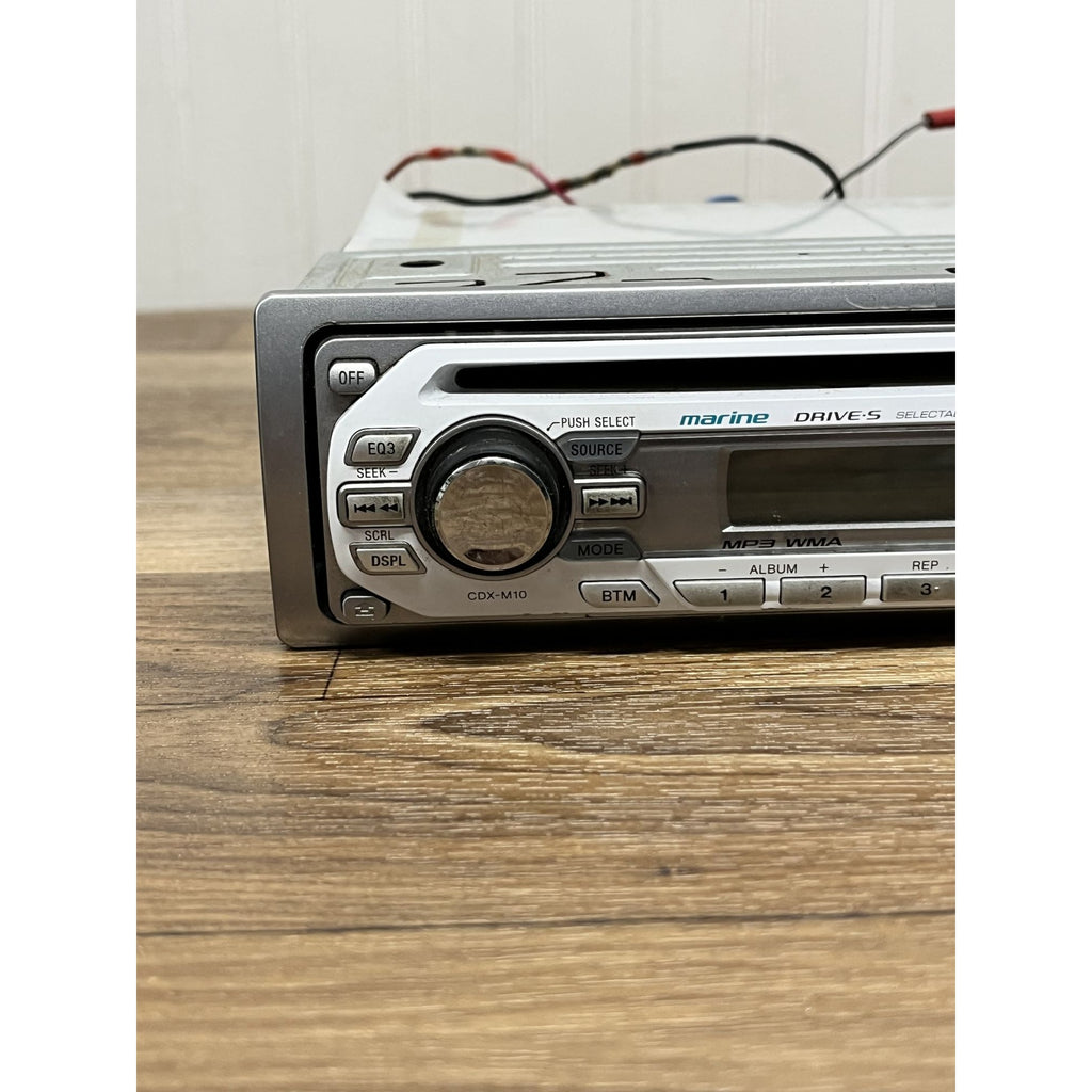 Sony CDX-M10 Marine Stereo CD Player Receiver Unit Vintage