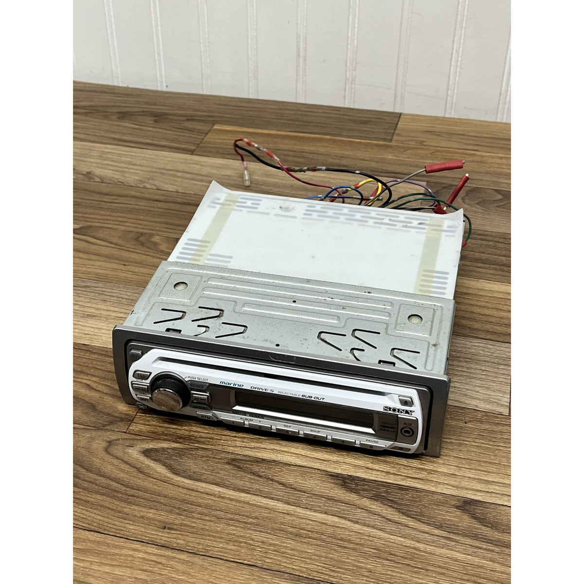 Sony CDX-M10 Marine Stereo CD Player Receiver Unit Vintage