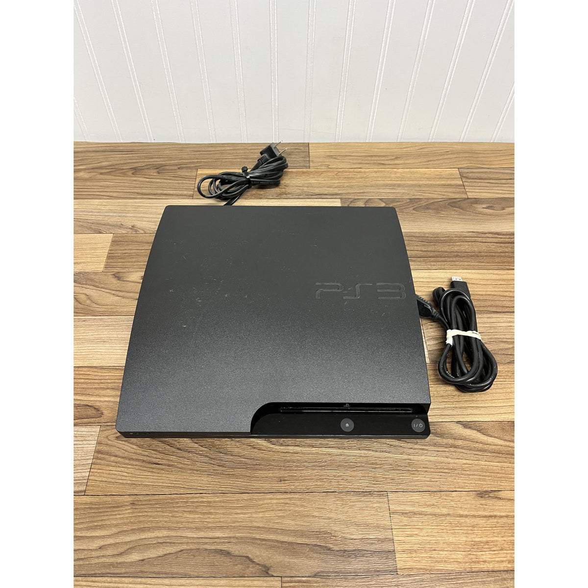 PARTS, AS IS - Sony Playstation 3 PS3 Slim 120GB CECH-3001B - CONSOLE, Cable