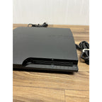 PARTS, AS IS - Sony Playstation 3 PS3 Slim 120GB CECH-3001B - CONSOLE, Cable