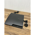 PARTS, AS IS - Sony Playstation 3 PS3 Slim 120GB CECH-3001B - CONSOLE, Cable