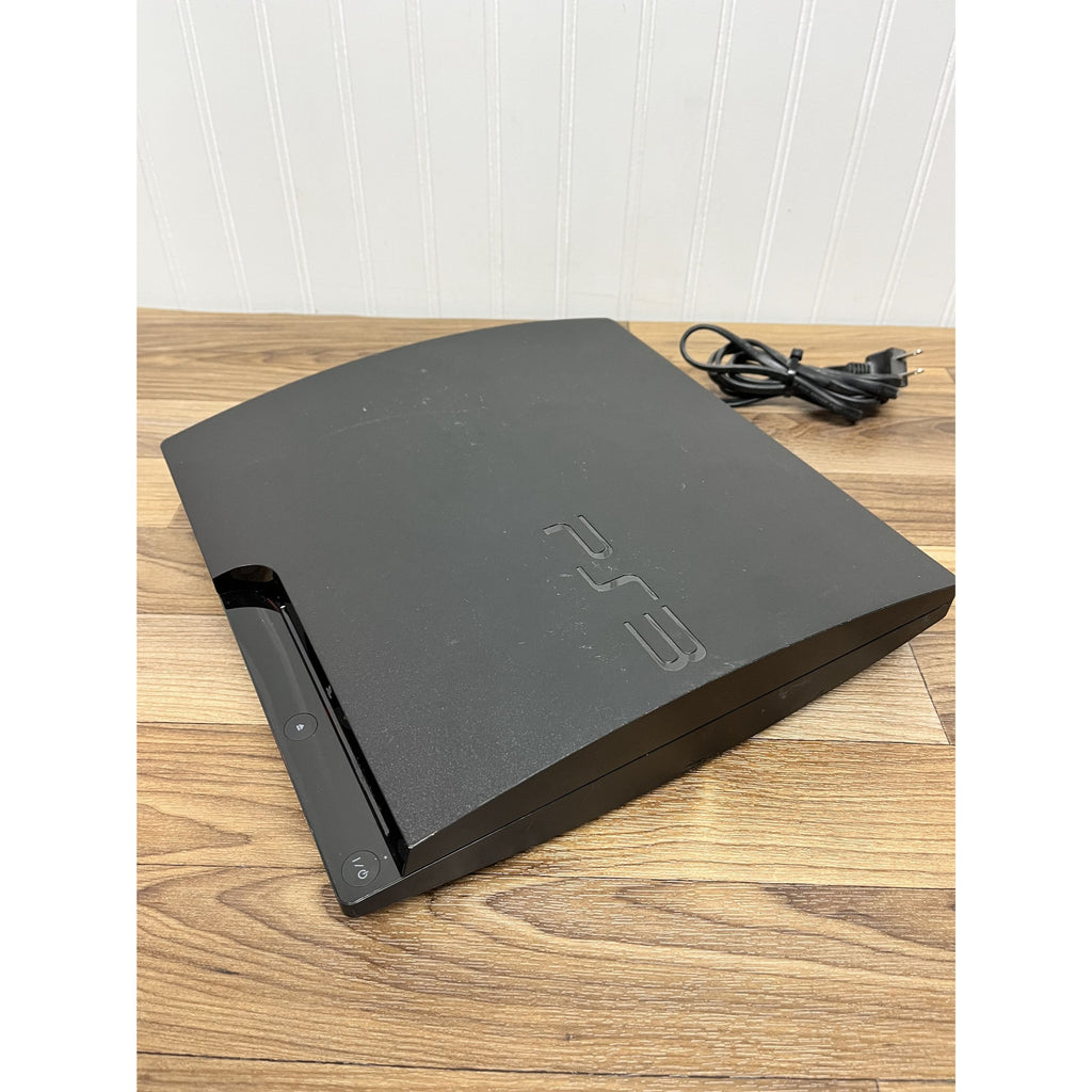 PARTS, AS IS - Sony Playstation 3 PS3 Slim 120GB CECH-3001B - CONSOLE, Cable