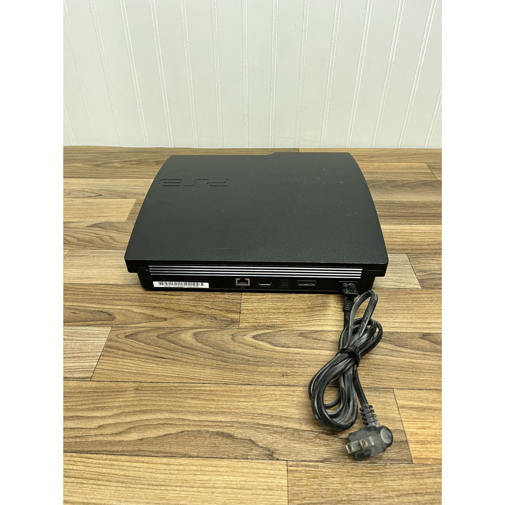 PARTS, AS IS - Sony Playstation 3 PS3 Slim 120GB CECH-3001B - CONSOLE, Cable