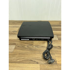 PARTS, AS IS - Sony Playstation 3 PS3 Slim 120GB CECH-3001B - CONSOLE, Cable