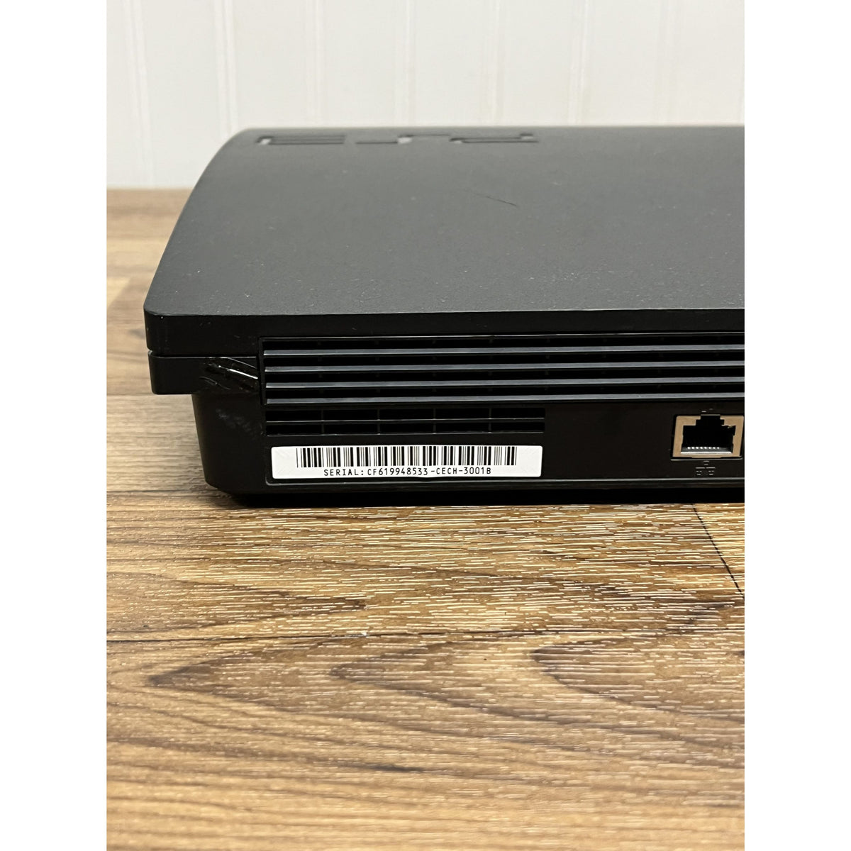 PARTS, AS IS - Sony Playstation 3 PS3 Slim 120GB CECH-3001B - CONSOLE, Cable