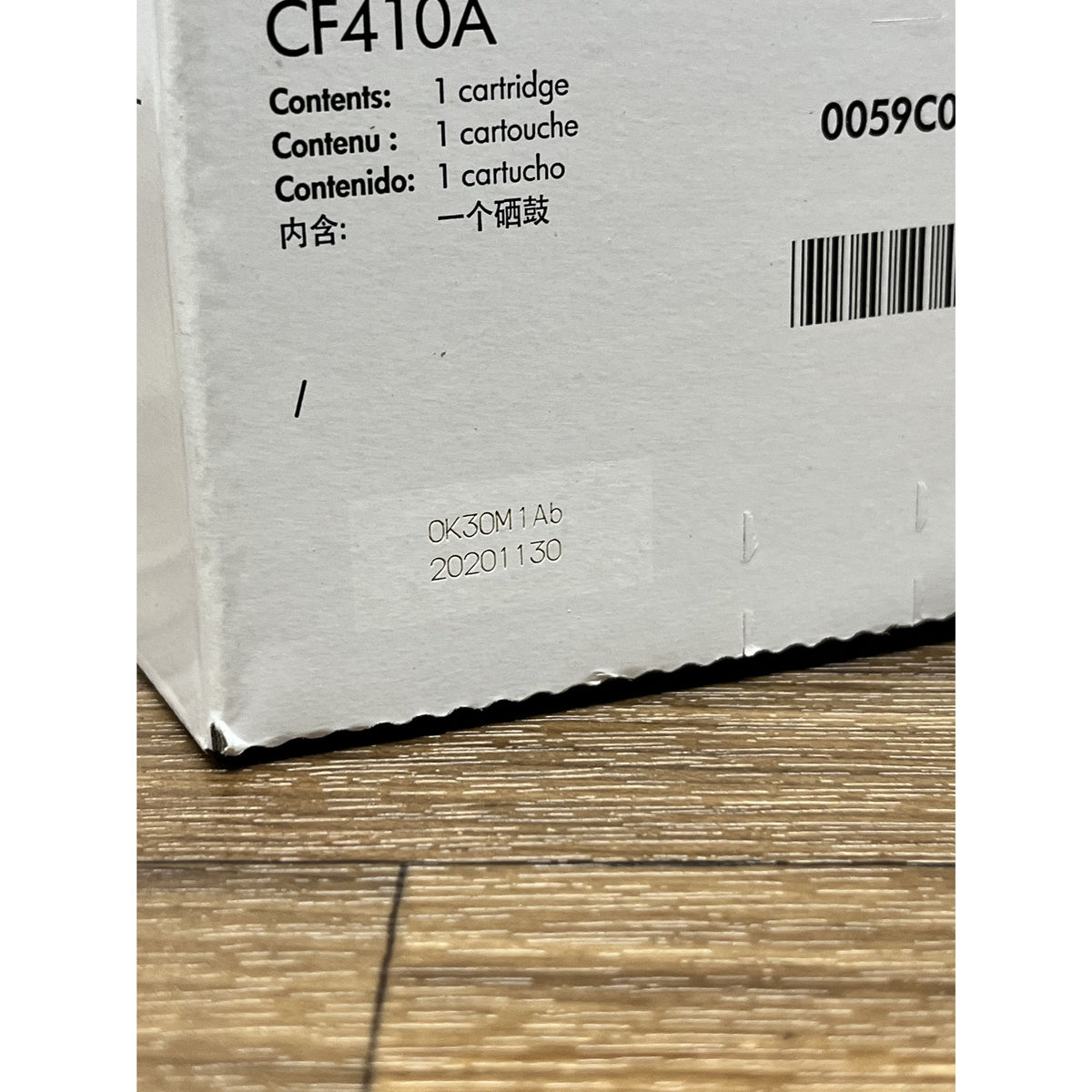 Genuine HP 410A CF410A Black LaserJet Toner Cartridge for M452 M477 Sealed Box