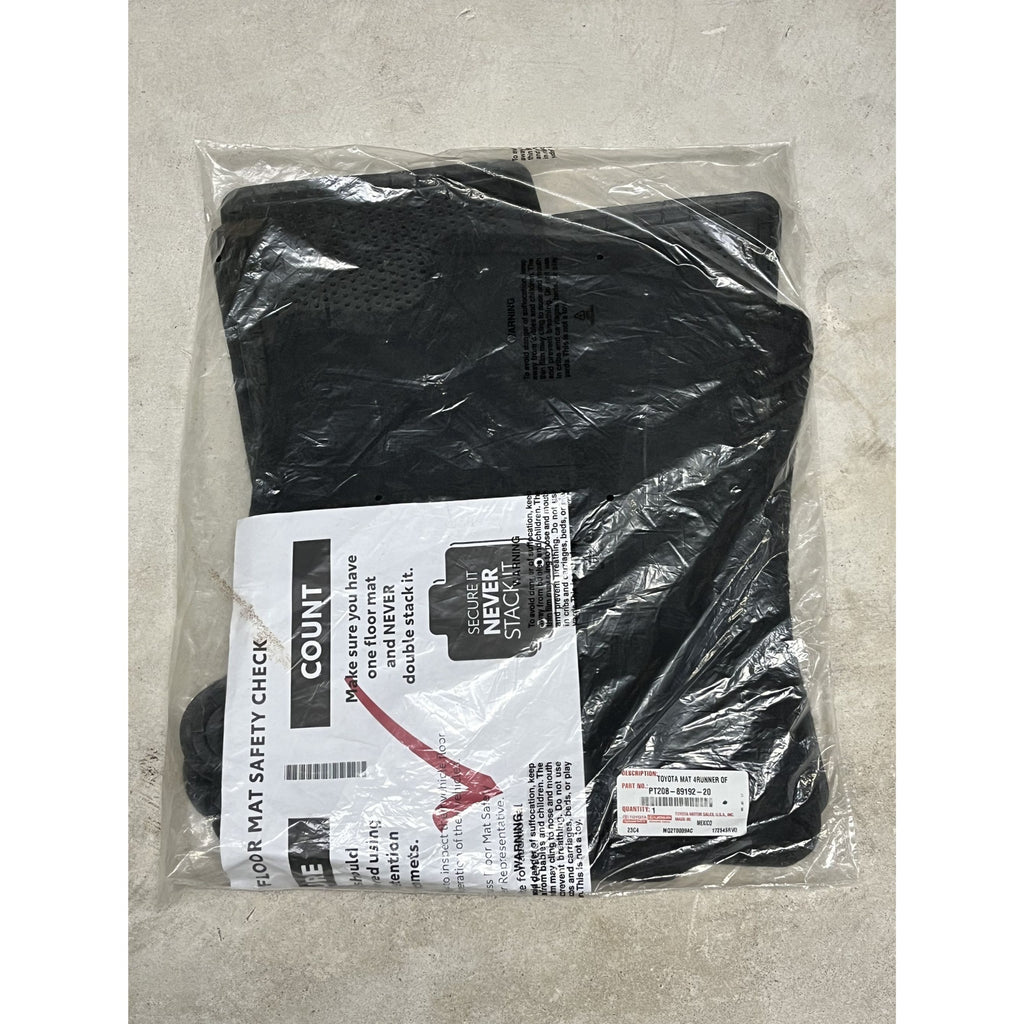 New Toyota 4runner TRD Off Road OEM Carpet Floor Mats Black PT208-89192-20