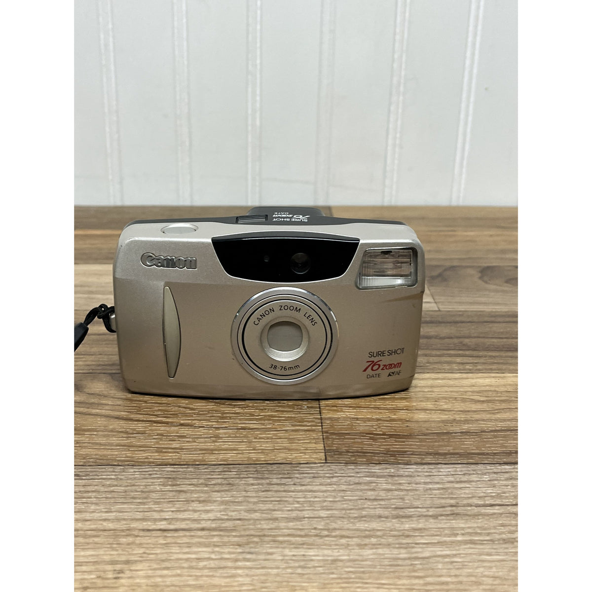 Canon Sure Shot 76 Zoom 38-76mm Point & Shoot Film Camera Silver READ DESC