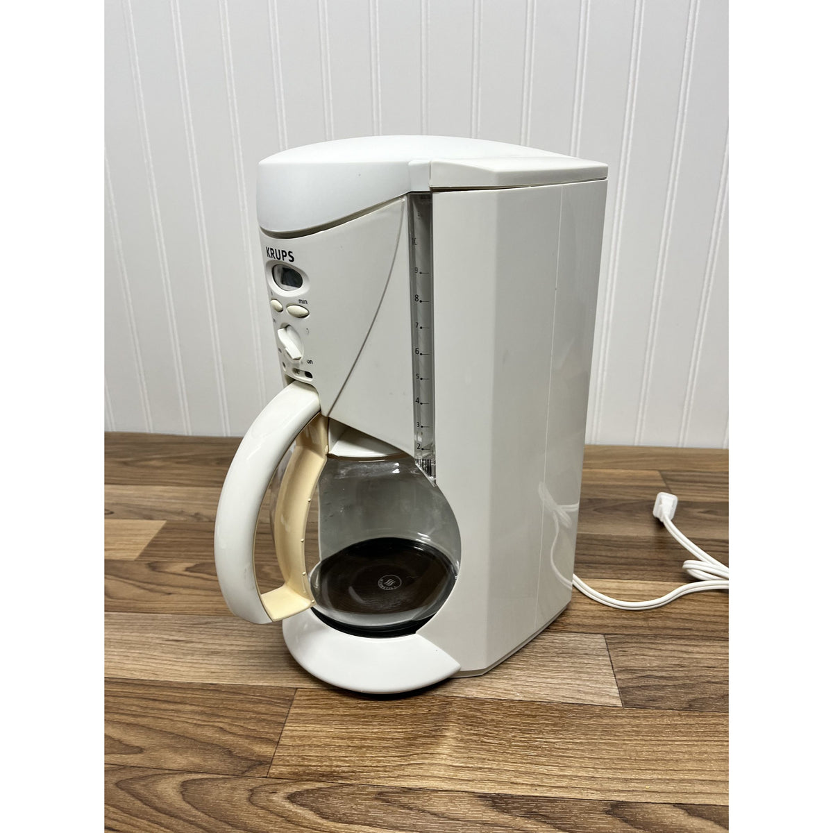 Krups Crystal Arome- Duo Filter - Coffee Maker - 10 Cup - White - 467 TESTED