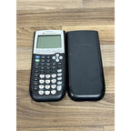Texas Instruments TI-84 Plus Graphing Calculator Tested Working with Cover