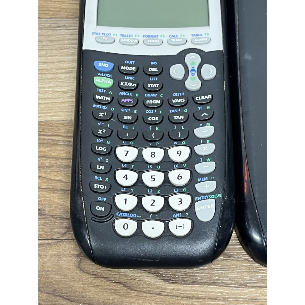 Texas Instruments TI-84 Plus Graphing Calculator Tested Working with Cover