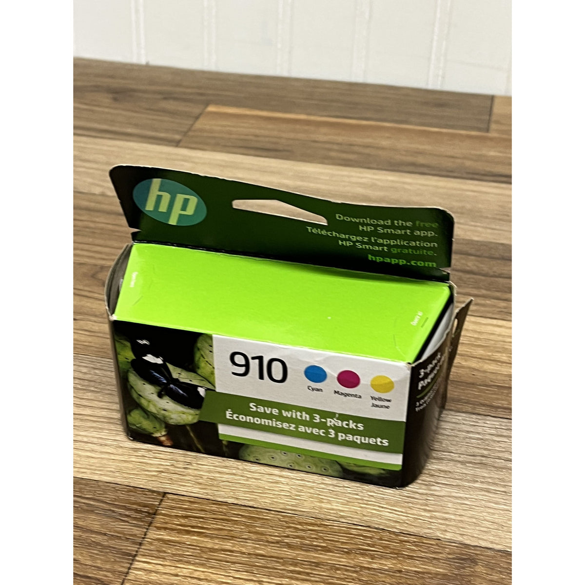 HP 910 Color Printer Ink Cartridge Cyan Magenta Yellow 3 Pack Exp Oct 2025 New